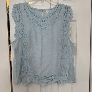 Anthropologie handkerchief top